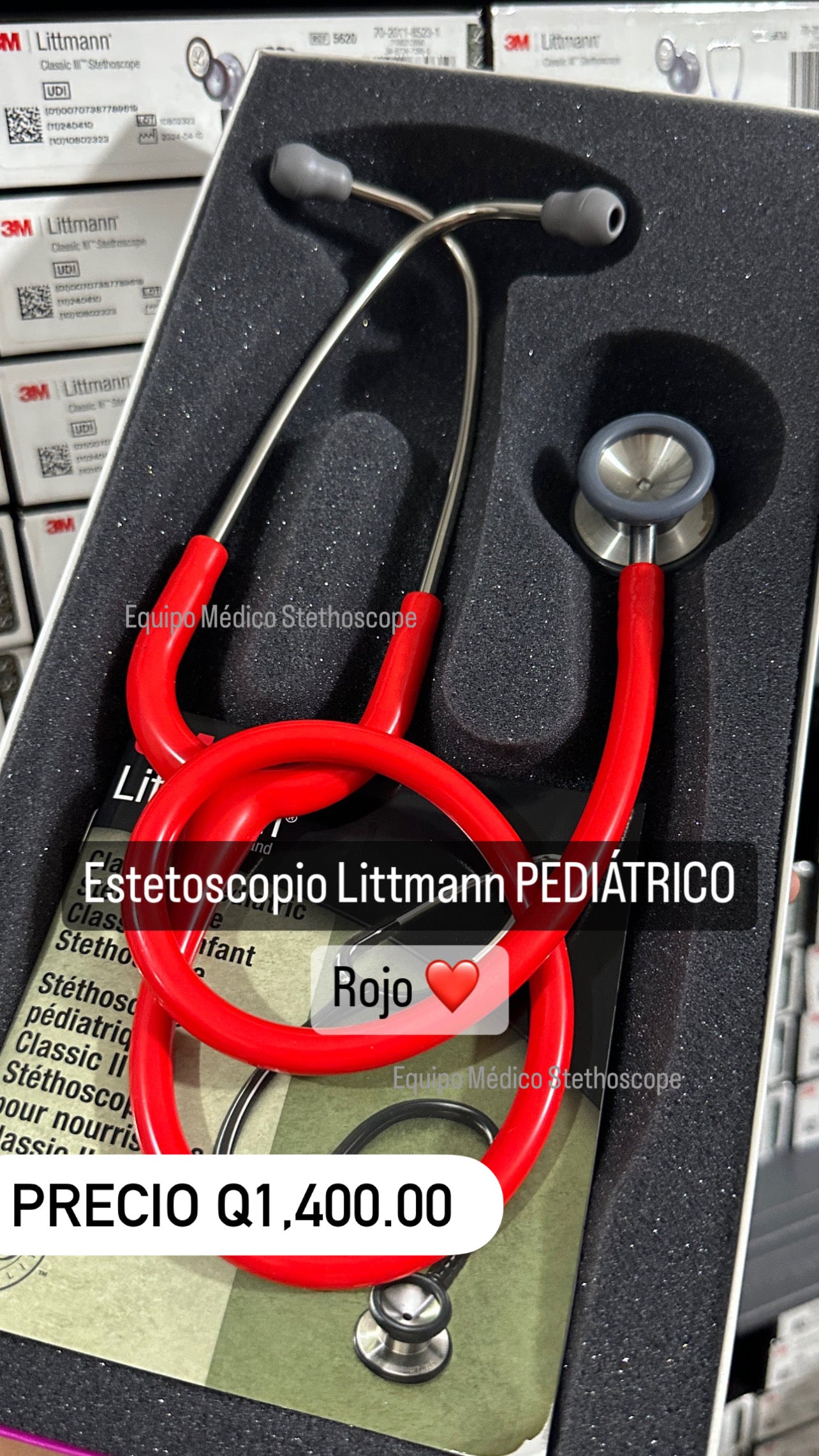 Estetoscopio Littmann Classic II Pediátrico