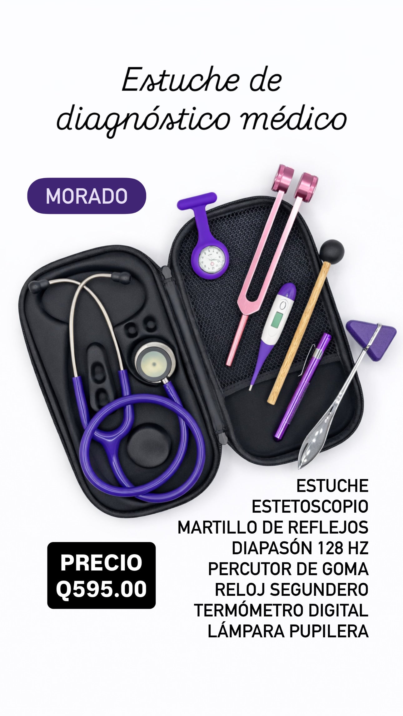 Estuche de diagnóstico médico