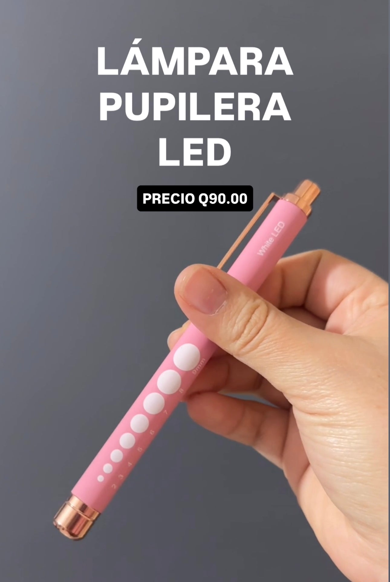 Lámpara pupilera LED