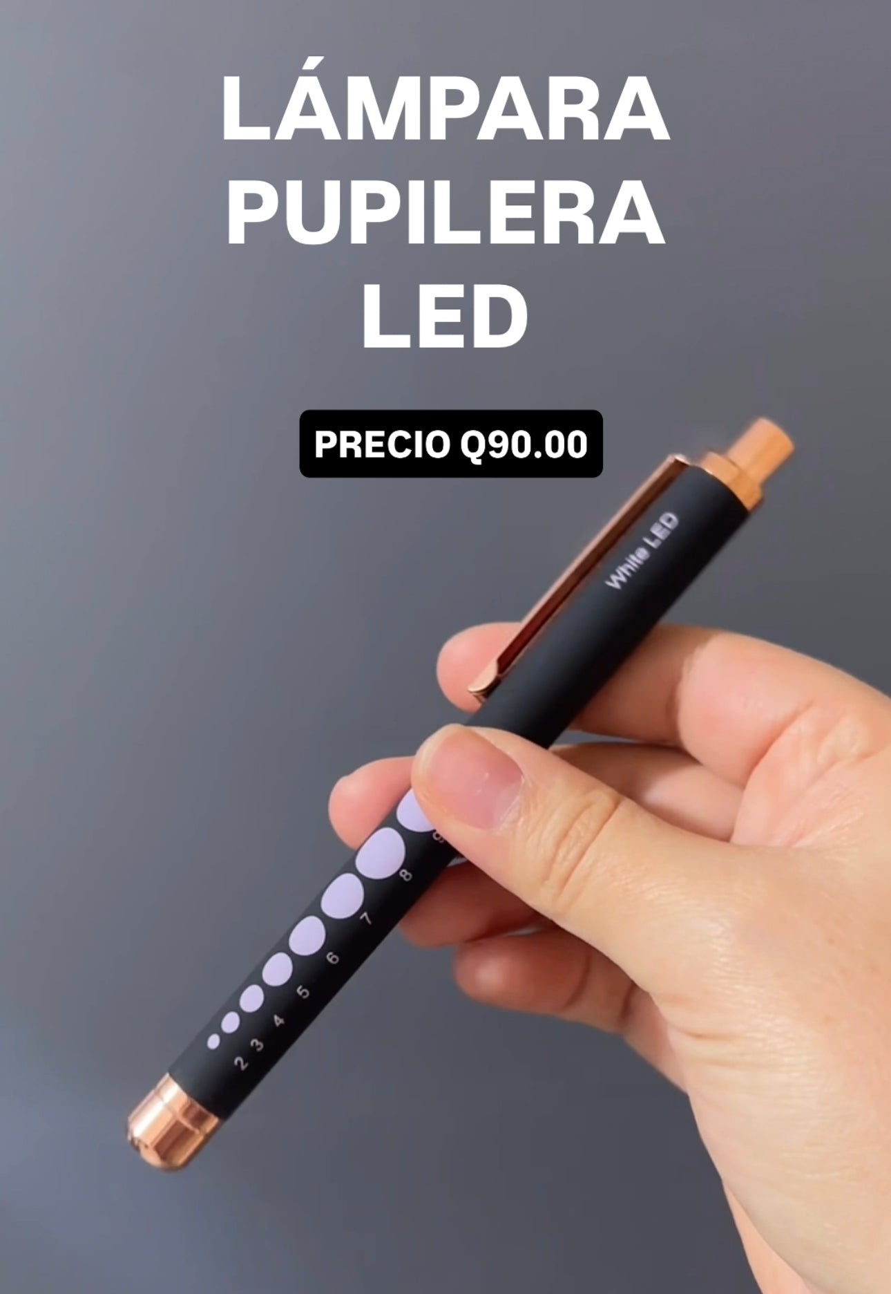 Lámpara pupilera LED