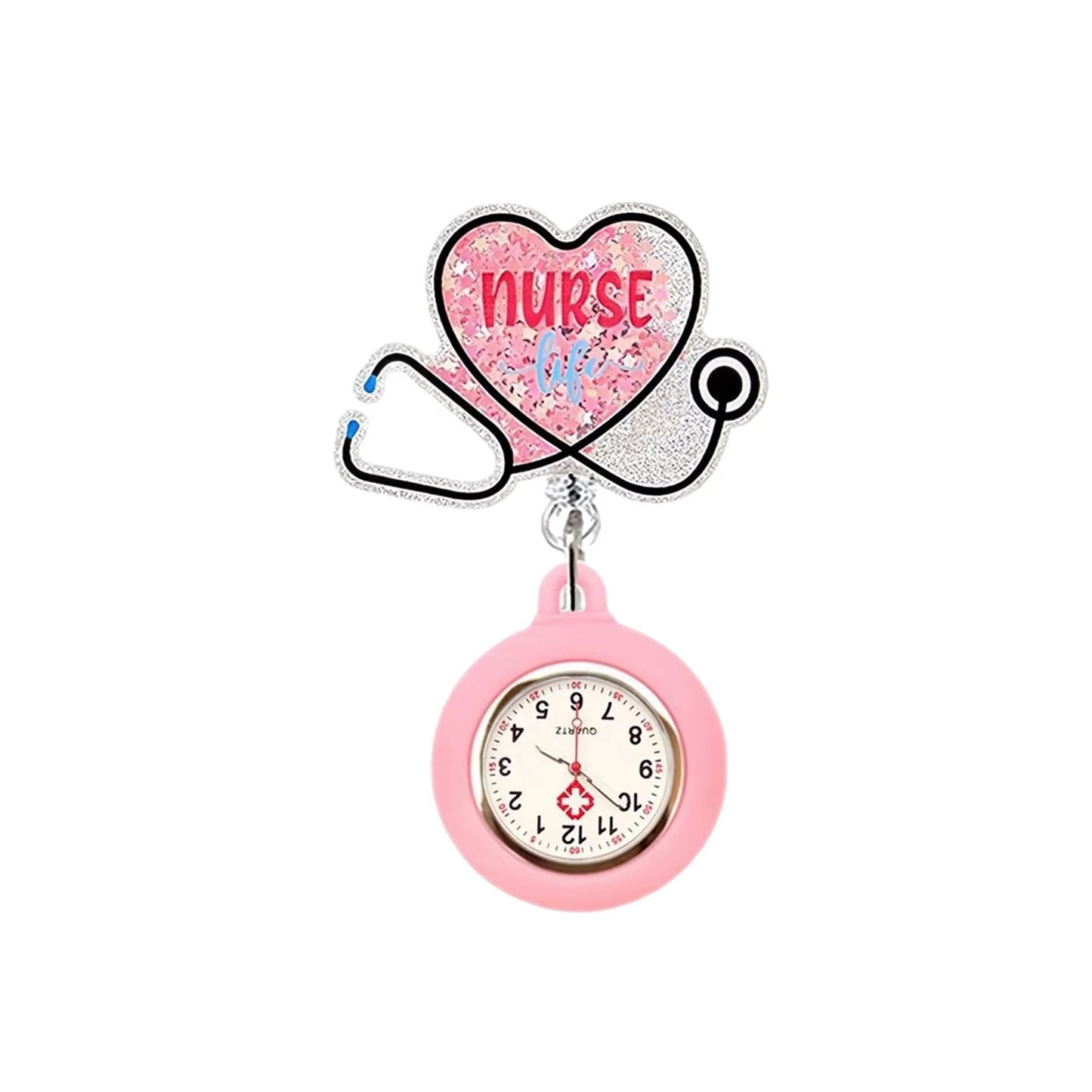 Reloj segundero retráctil