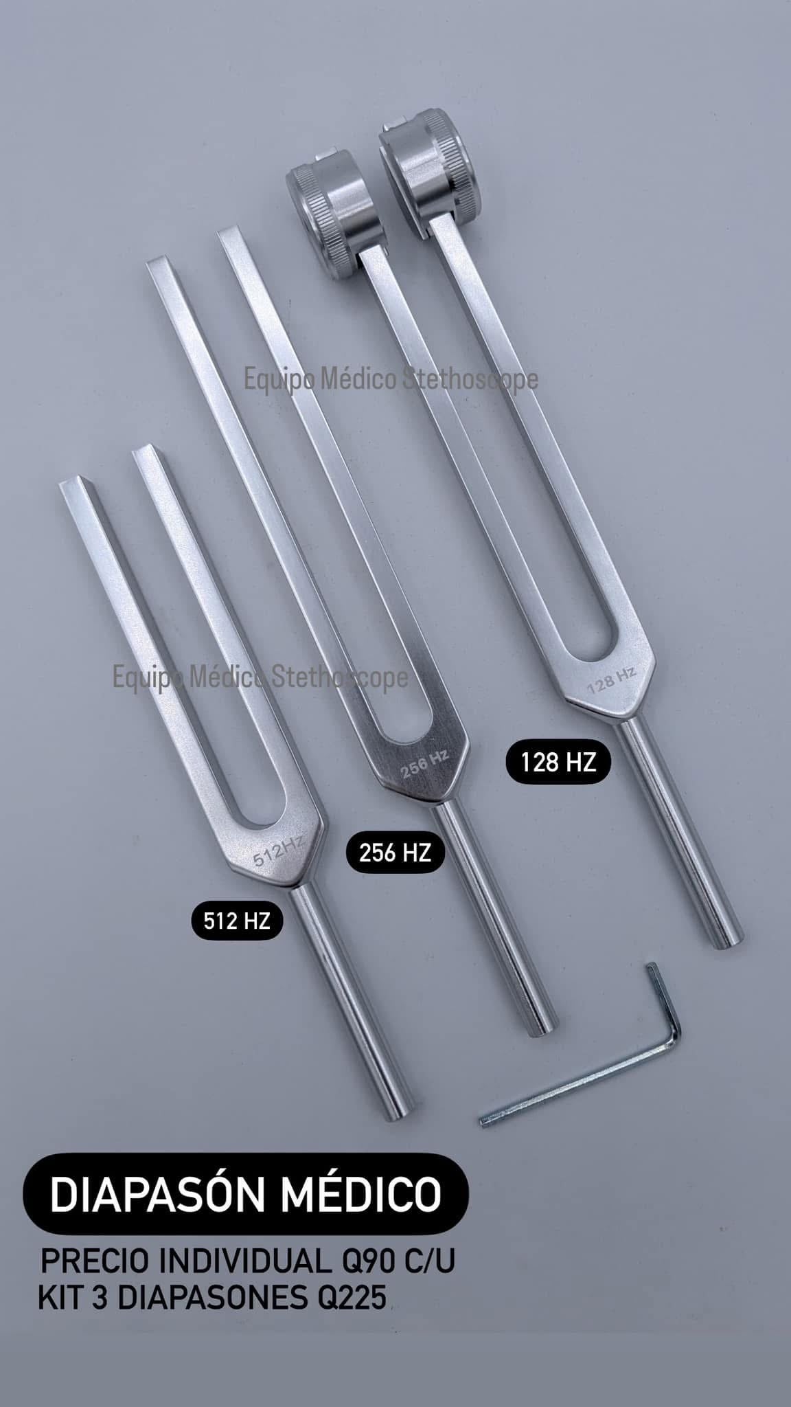 Set de 3 diapasones