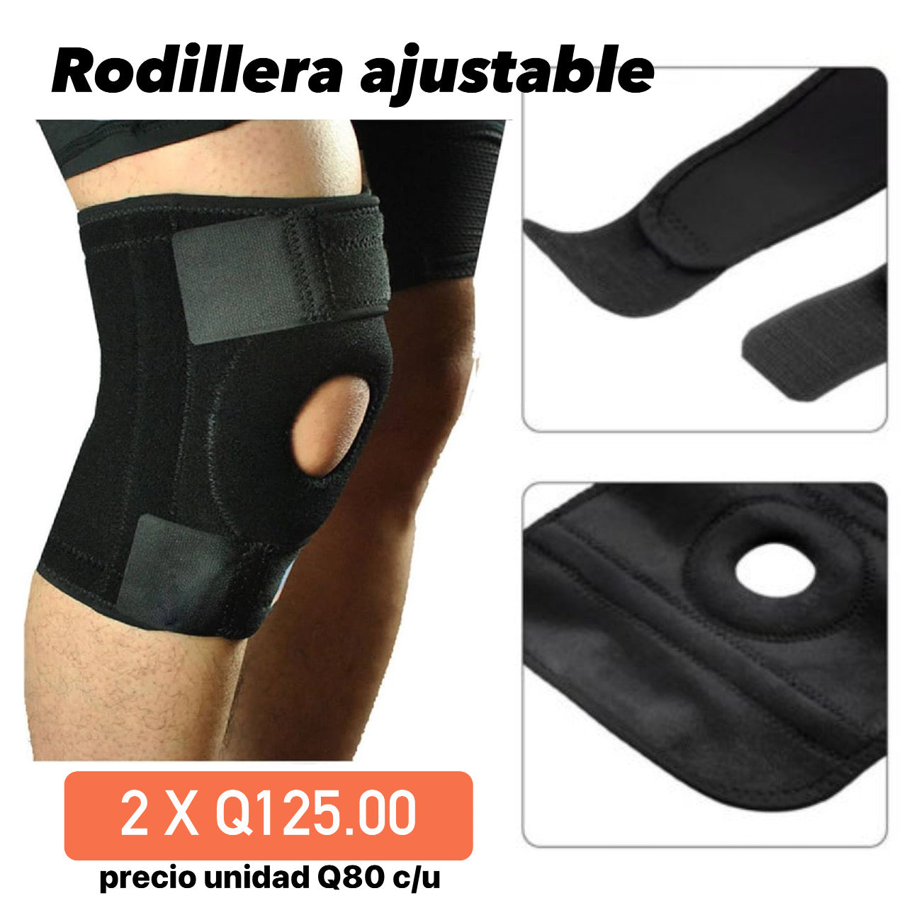 Rodillera ajustable