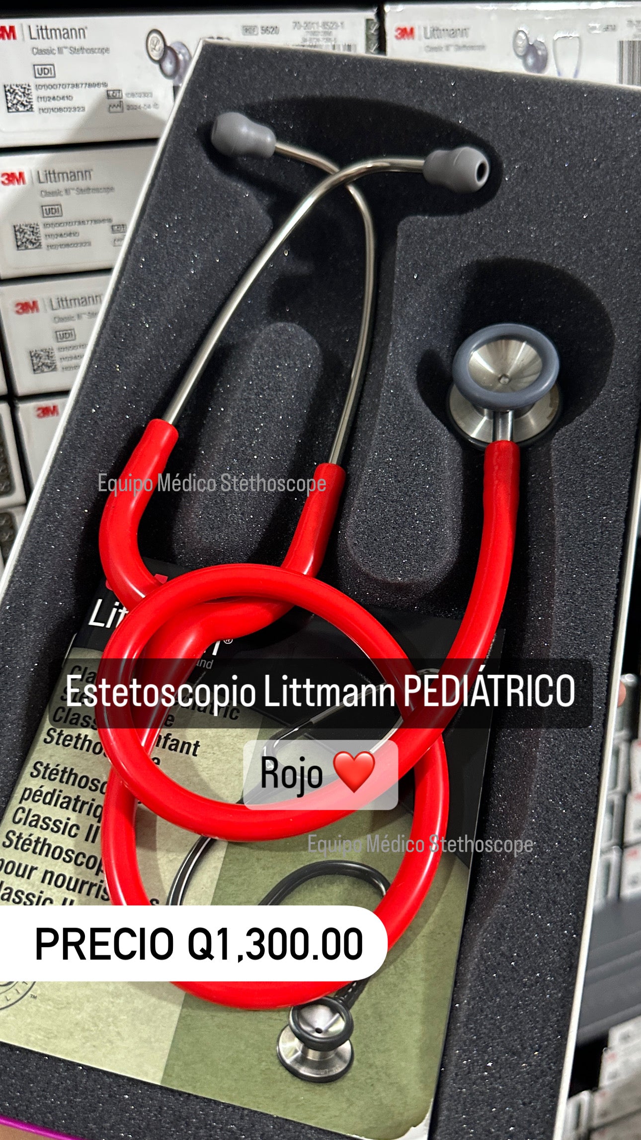 Estetoscopio Littmann Classic II Pediátrico