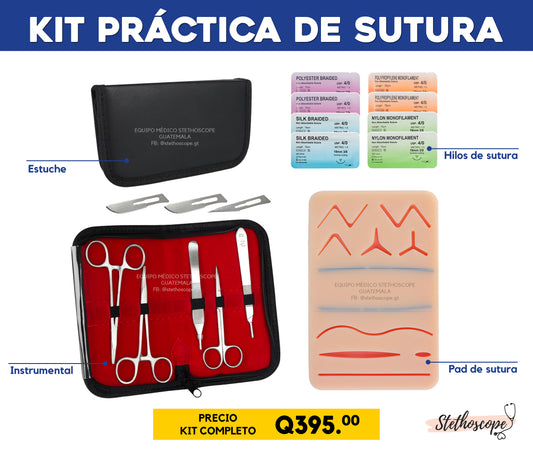 Kit de sutura con PAD + IV