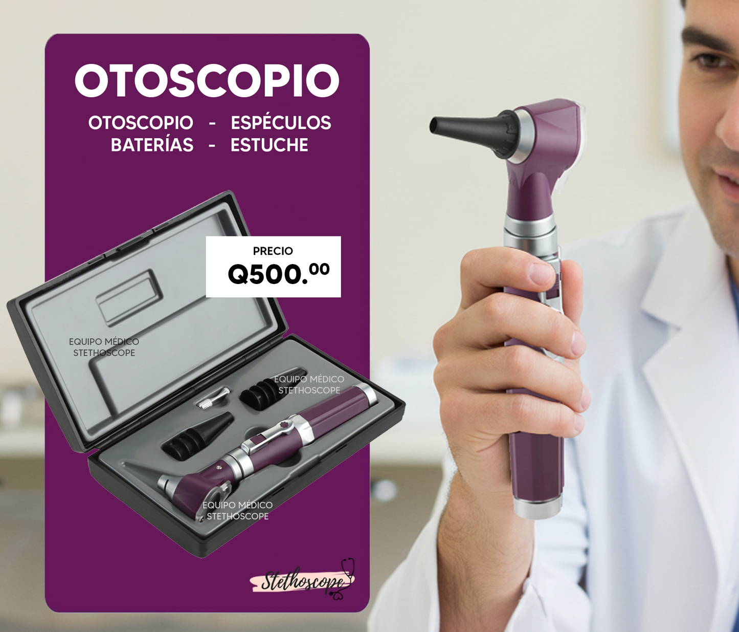 Otoscopio LED