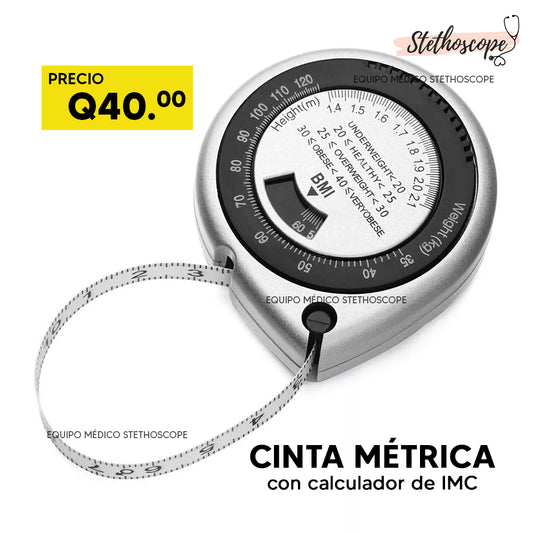 Cinta métrica con IMC