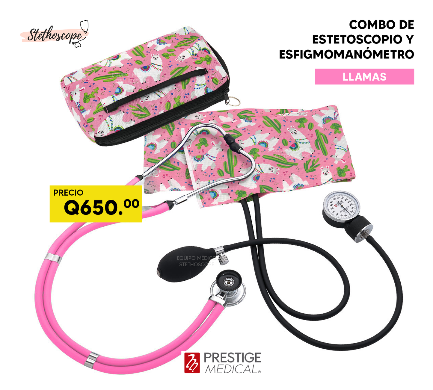 Esfigmonanómetro y estetoscopio Prestige Medical
