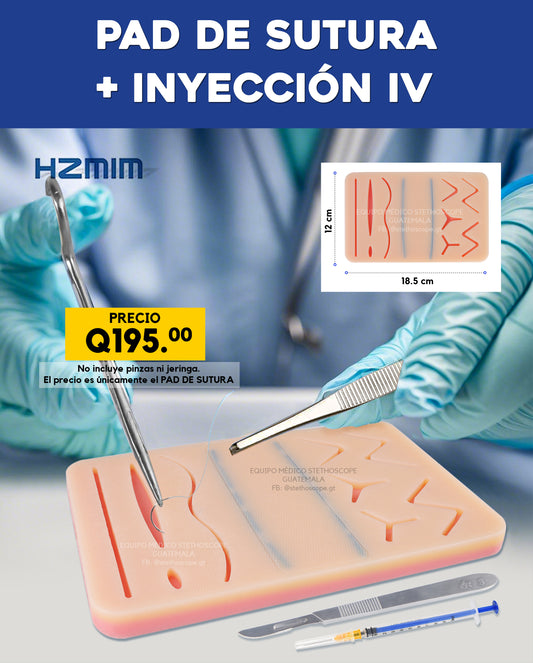 Almohadilla/PAD de sutura + IV