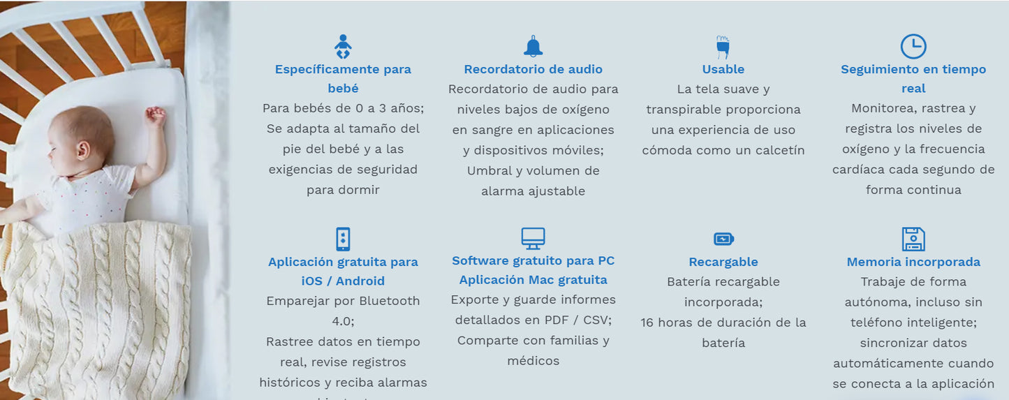 Oxímetro de pulso BabyO2