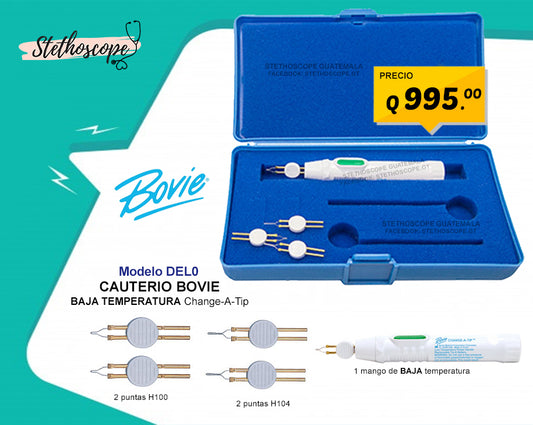 Cauterio Bovie DEL0 - BAJA TEMPERATURA