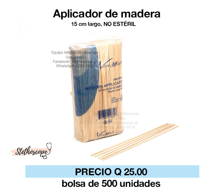 Aplicador de madera