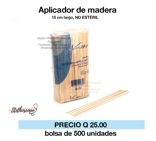 Aplicador de madera