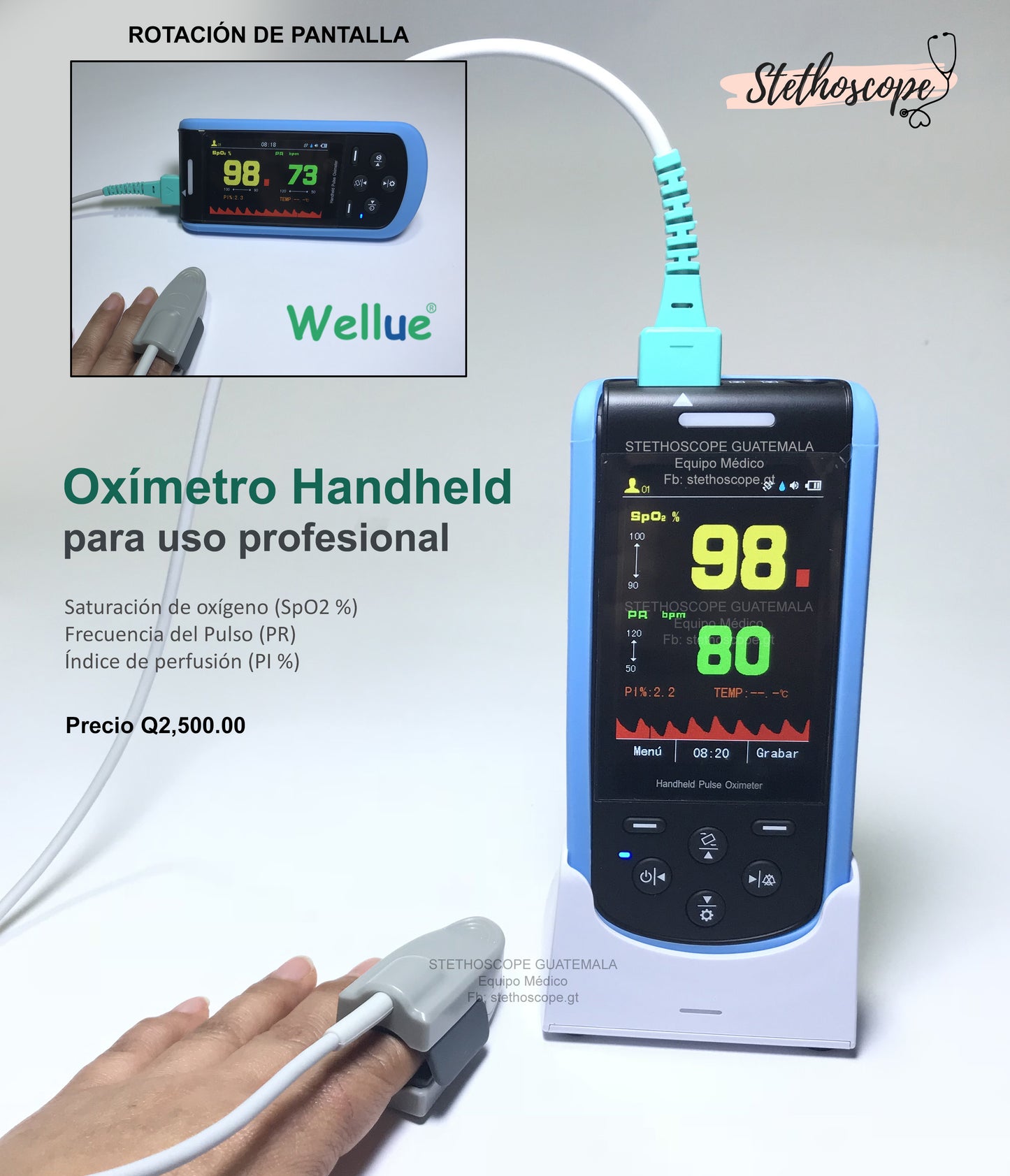 Oxímetro Wellue SP-20