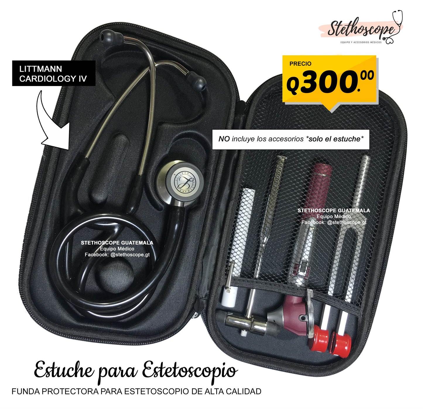 Estuche Littmann para estetoscopio