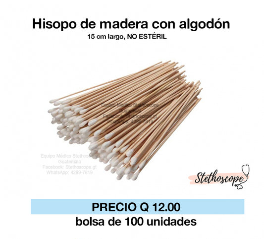 Hisopo de madera