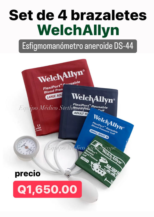 Kit de 4 brazaletes Welch Allyn DS44-MC