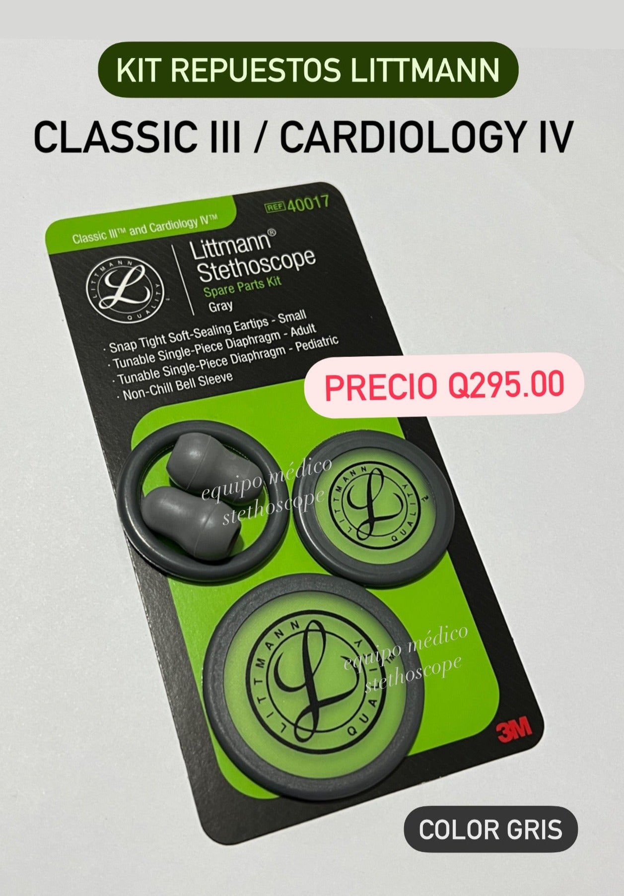 Kit repuestos estetoscopio Littmann