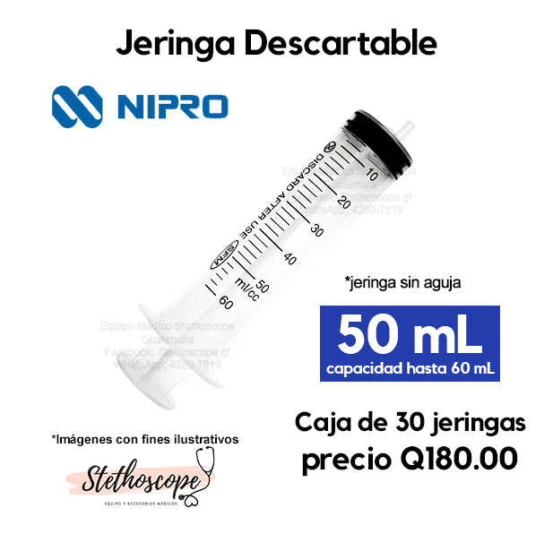 Jeringa descartable