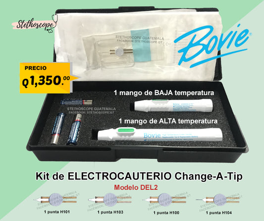 Cauterio BOVIE DEL2 - ALTA y BAJA temperatura