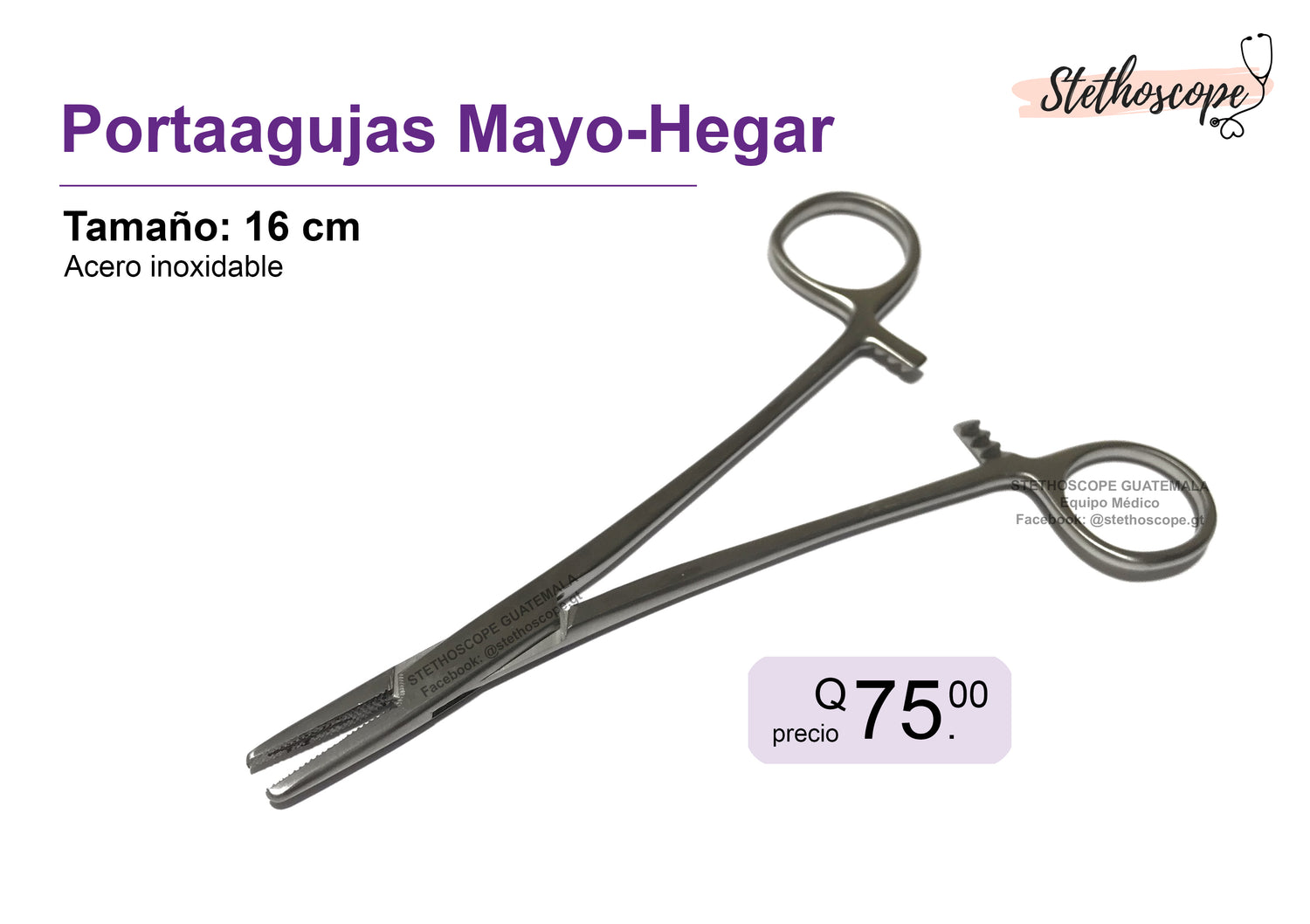 Porta Agujas Mayo-Hegar – Equipo Médico Stethoscope